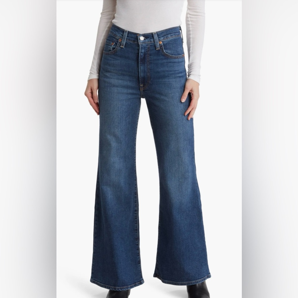 Levi's Dark Blue Flare Women's Jeans